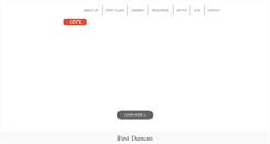 Desktop Screenshot of firstduncan.org
